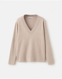 M.N.G - V-Neck Knit Sweater