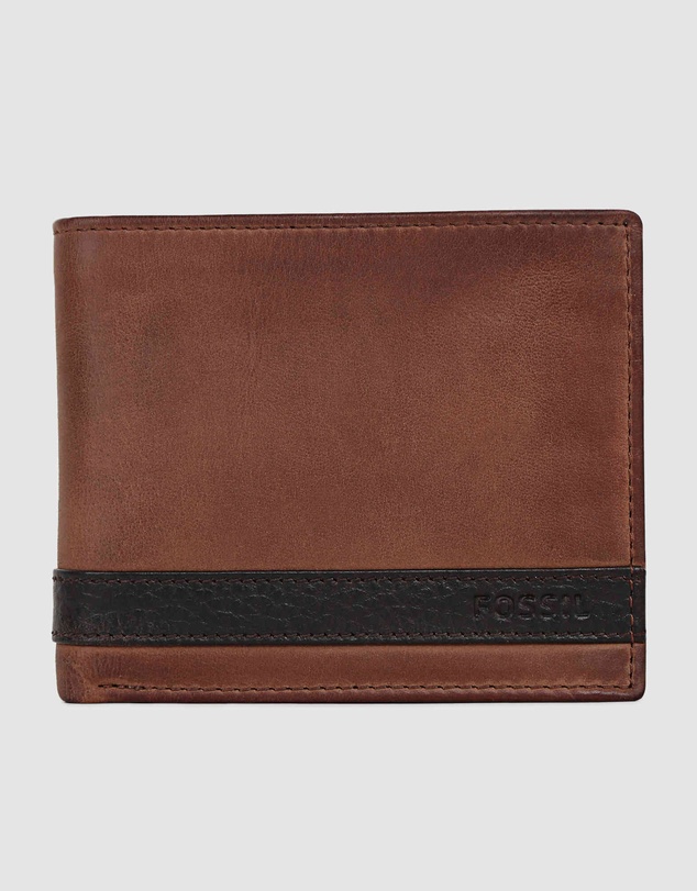 Fossil - Quinn Brown Large Coin Pocket Bifold