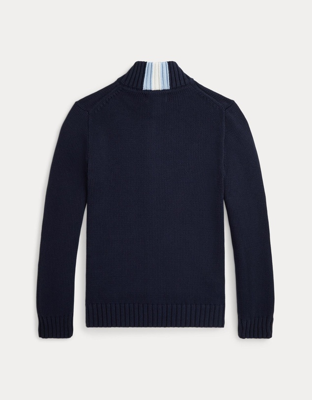 Polo Ralph Lauren - Cotton Full-Zip Sweater - ICONIC EXCLUSIVE - Teens
