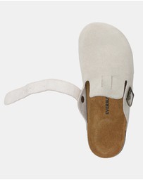 EVERAU - EverAU Ugg Mason Cow Suede Upper Loafer Oxfords Flats