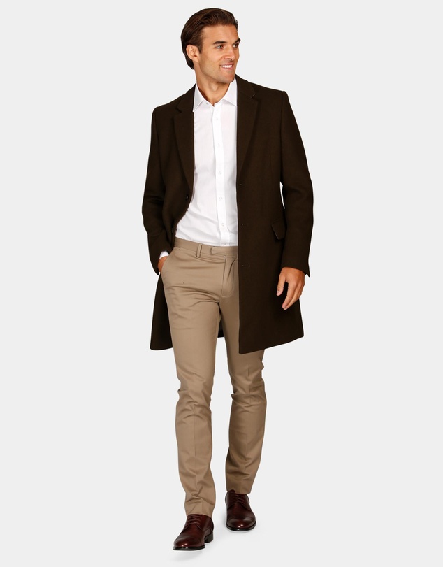 Brooksfield - Wool Blend Overcoat