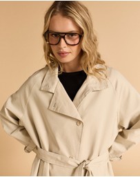 MVN - Funnel Neck Trench Coat