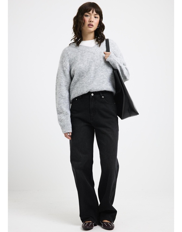Subtitled - Tayla High Straight Denim Jeans