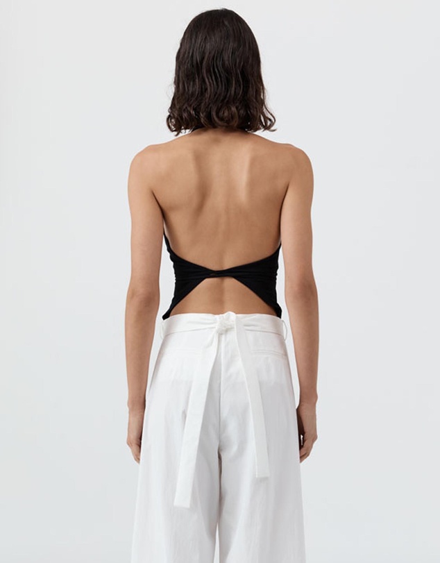 St. Agni - Soft Jersey Halter Top