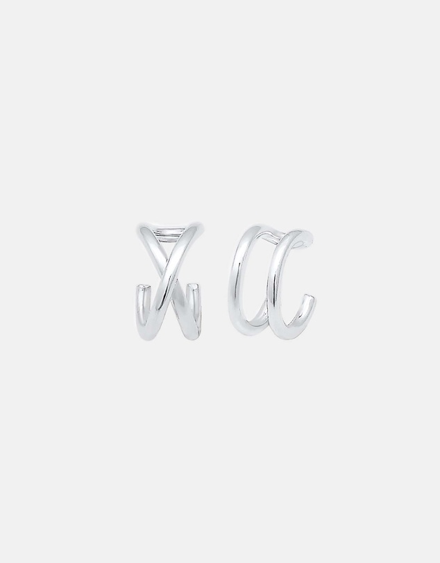 Elli Jewelry - Minimalist Ear Cuff in 925 Silver