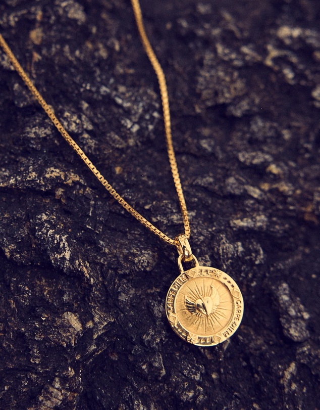 Rachel Jackson - Carpe Diem Token of Love Necklace Gold