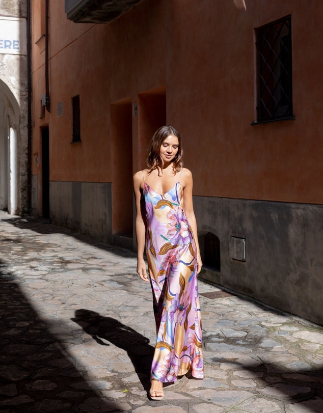 KACHEL - Indi Slip Maxi Dress