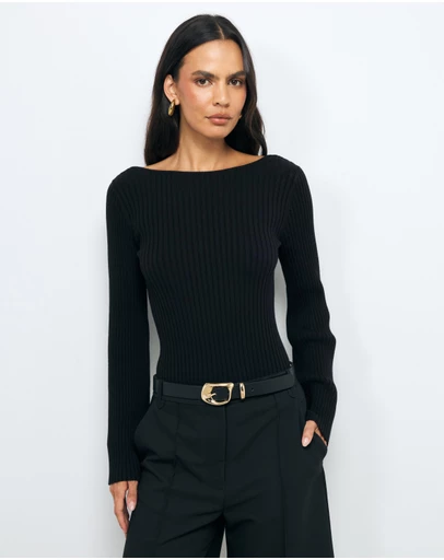 AERE - Sarai Organic Cotton Knit Top