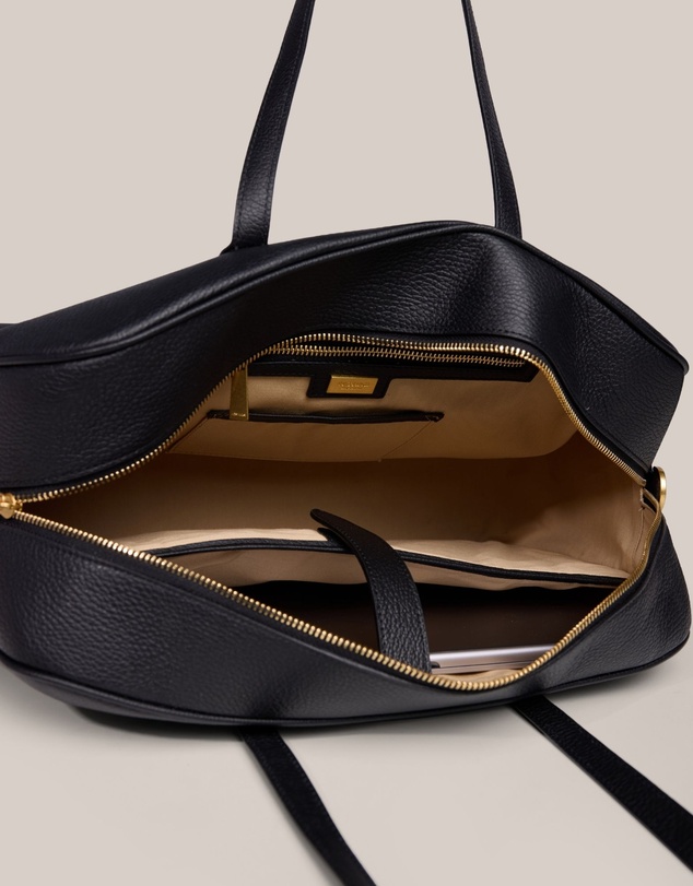 VESTIRSI - Vera Black Large Bowler Bag