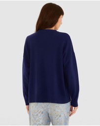 Farm Rio - Love Birds Embroidery Sweater