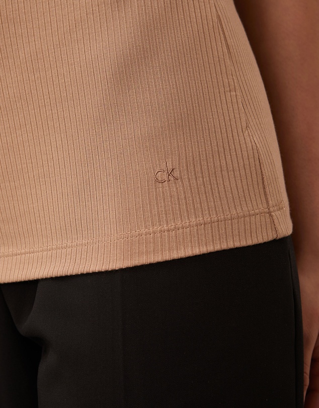 Calvin Klein - Fitted Ribbed Tank Top