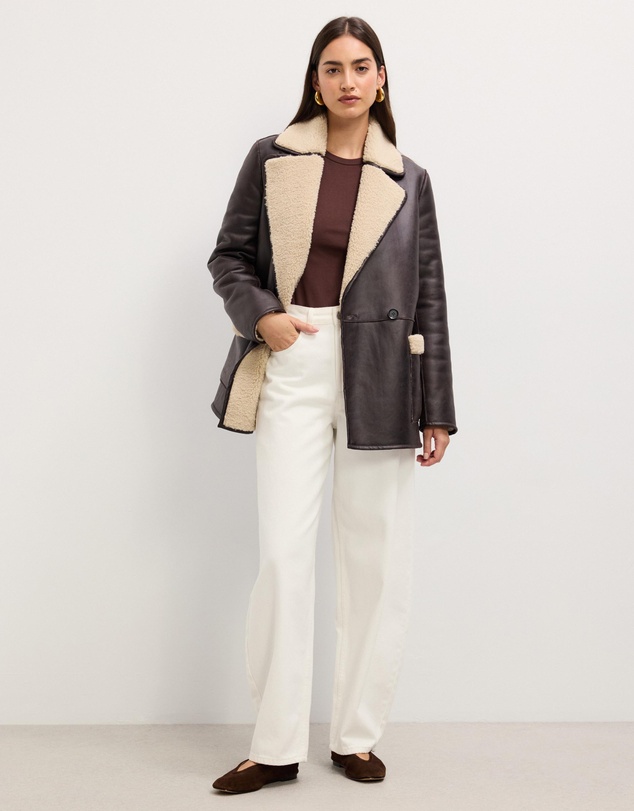 The Fated - Tyra Shearling Coat