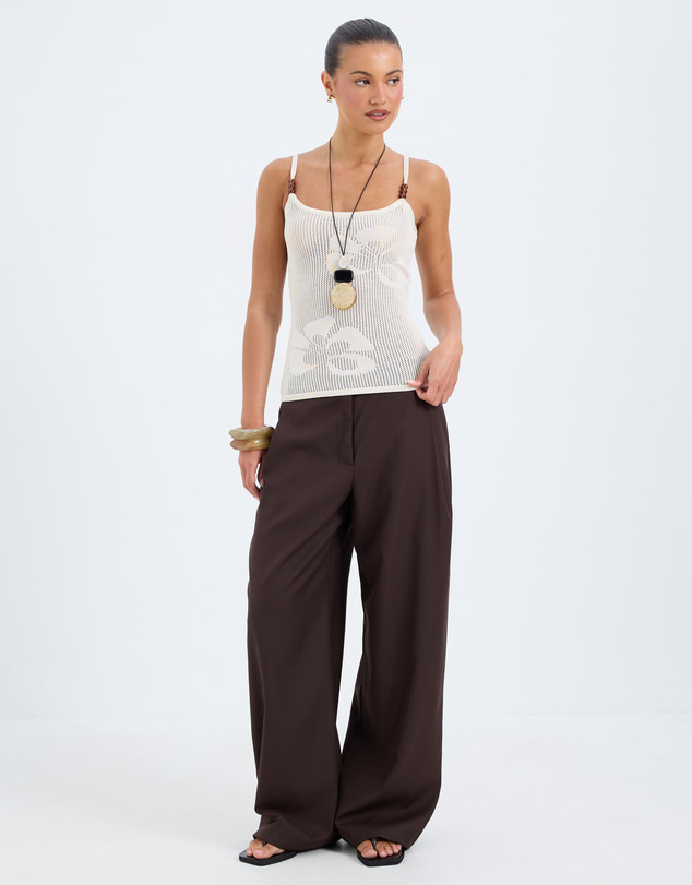 Calli - Ariel Foral Knit Tank