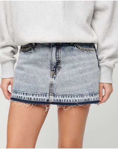 Superdry - Denim Mini Skirt