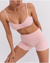 Pinky & Kamal - Fold Over Mini Shorts