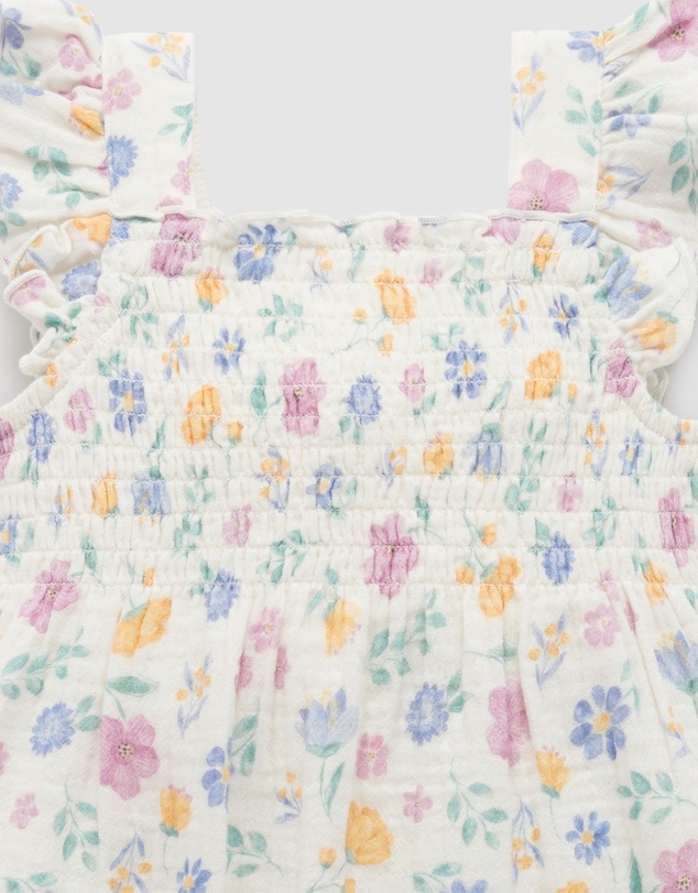 Purebaby - Shirred Jumpsuit -Kids-Babies