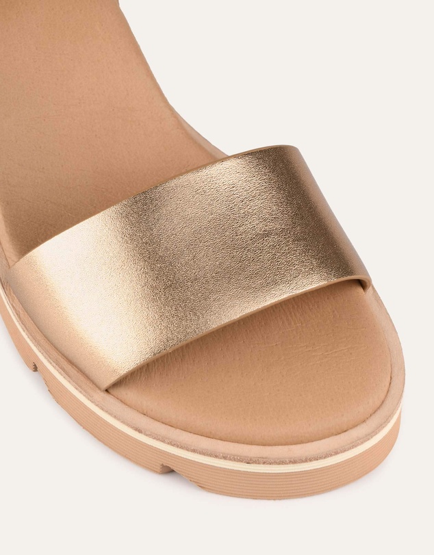 Jo Mercer - Katie Mid Heel Wedge Sandals