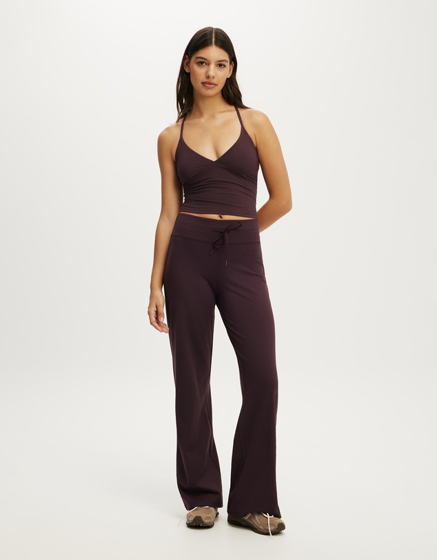 Cotton On Body Active - Ultra Soft Tie Front Wide Leg Pant