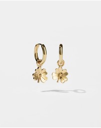 Meadowlark - Lucky Clover Charm Earrings