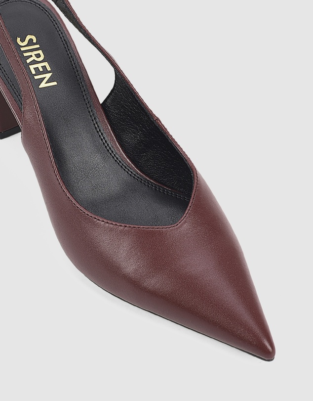 Siren - Yankee Slingback Block Heel