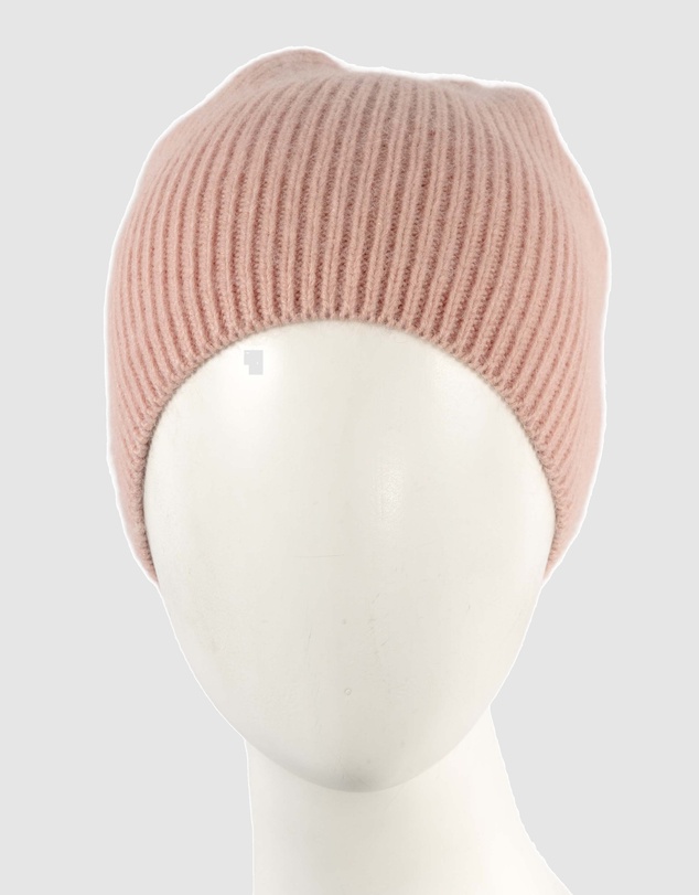 Max Alexander - European Made Pink Soft Wool Beanie