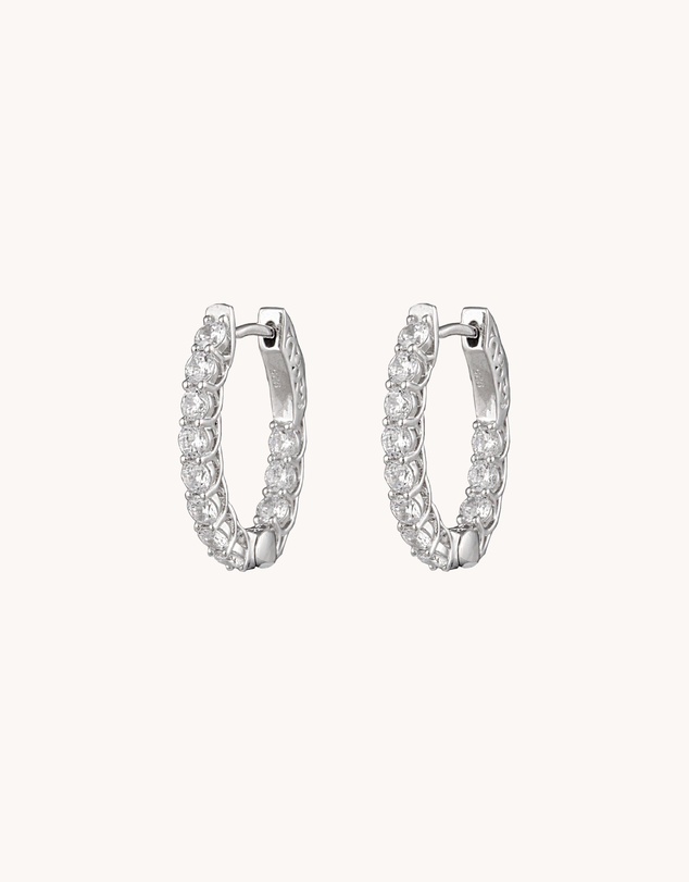 Bianc - Small Halo Earrings
