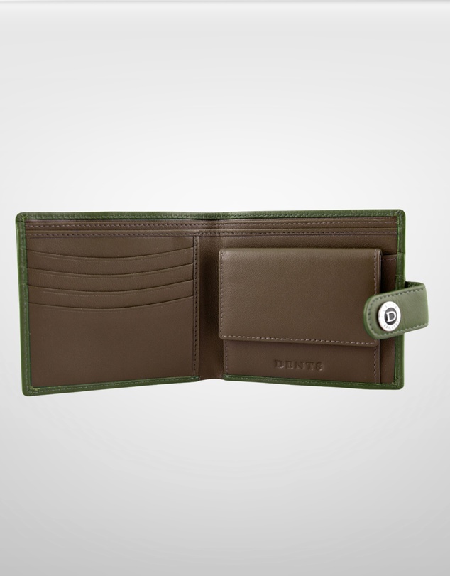 DENTS - Smooth Nappa Leather Bifold Wallet with RFID Blocking and Coin Purse