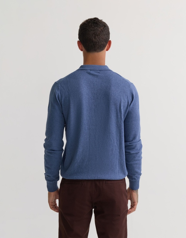 Oxford - Dominic Open Polo Collar Knit