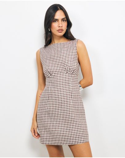 Chocolate Gingham