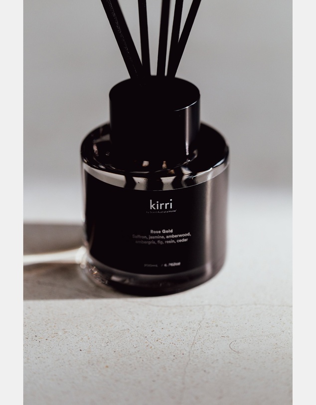Kirri by Scent Australia Home - Rose Gold Reed Diffuser 100ml Trio + Rose Gold Reed Refill 100ml Trio