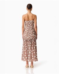 Elliatt - Sola Polkadot Strapless Gown