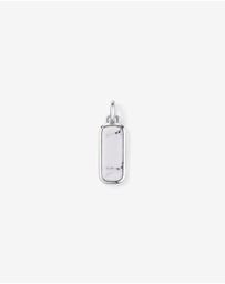 Michael Hill - Howlite Oblong Pendant in Sterling Silver