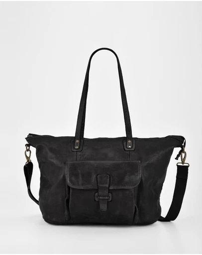 Cobb & Co - Rochester Washed Leather Weekender Bag