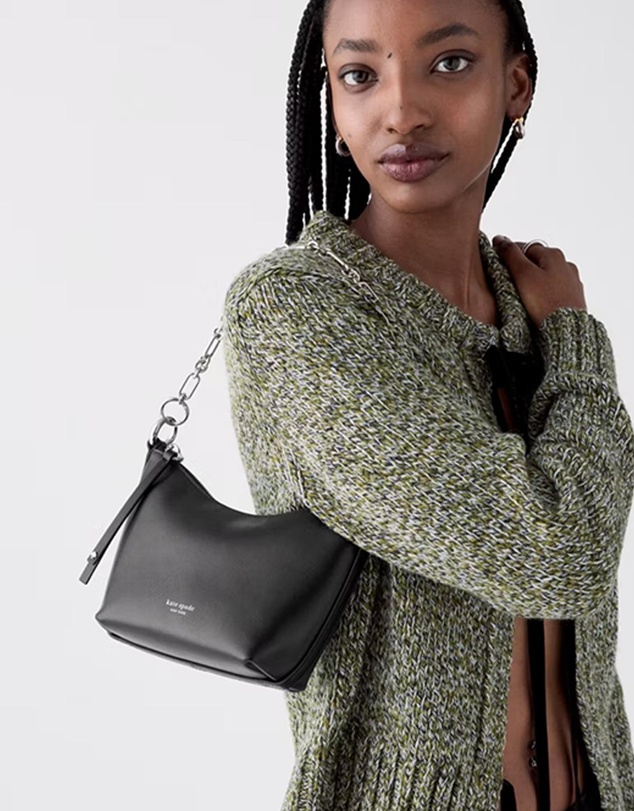 Kate Spade - Halo Fine Grain Leather Leather Mini Chain Shoulder Bag