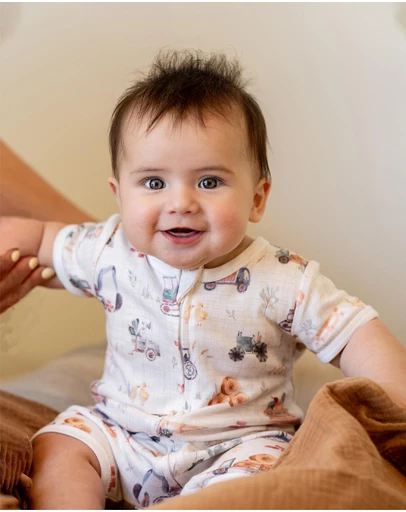 Bebe by Minihaha - Clayton SS Zipsuit - Babies