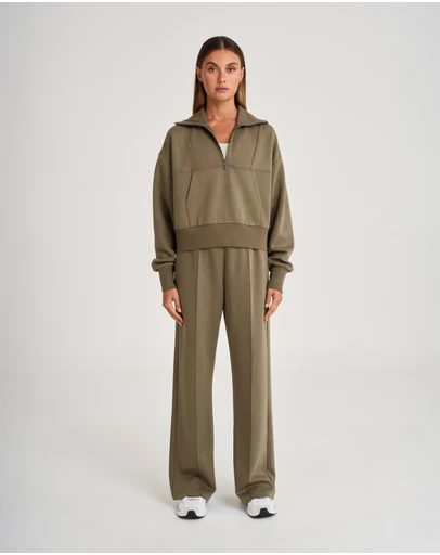 All Fenix - Soft Luxury Wide Leg Track Pant