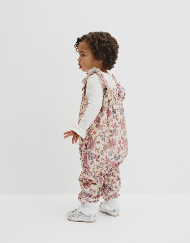 Country Road - Organically Grown Cotton Ruffle Cord Overall