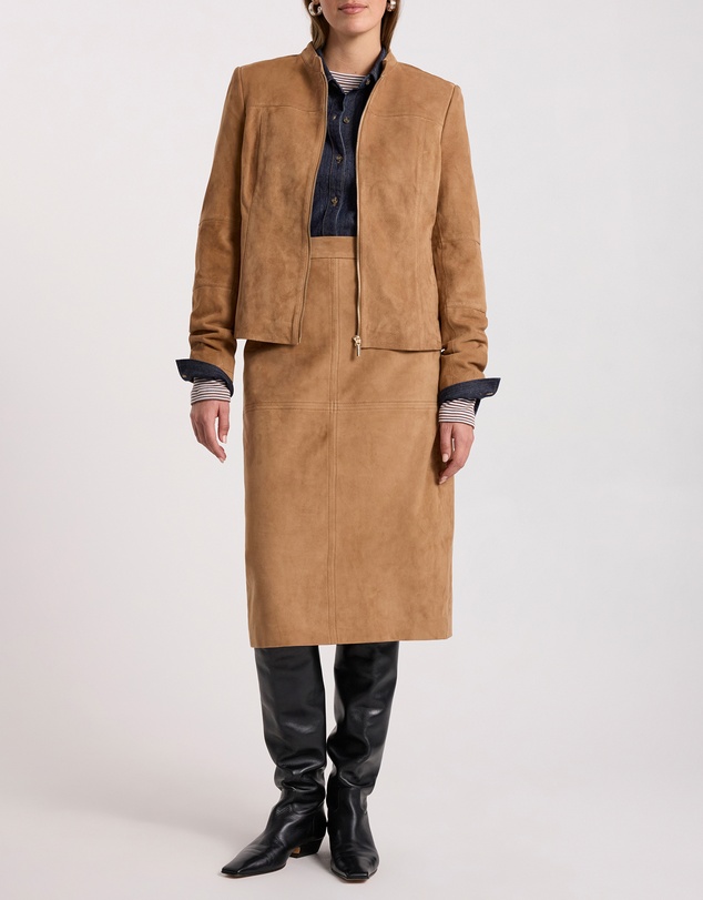 David Lawrence - Paignton Suede Leather Jacket