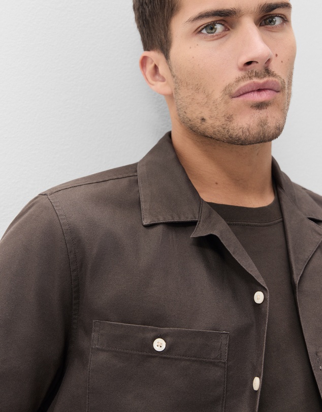 UNISON - Brushed Safari Regular Fit Shirt