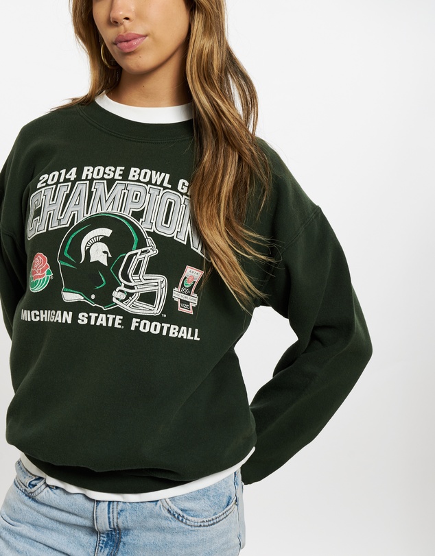 Vintage by The Real Deal - Pre Loved - 2014 Michigan State Football 'Champions' Sweatshirt