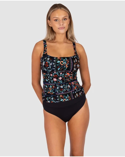 Baku Swimwear - La Condesa D/E Cup Square Neck Singlet Top