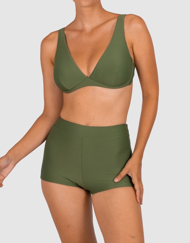 Baku Swimwear - Rococco High Waist Boyleg Bikini Bottom