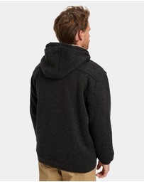 Quiksilver - Mens Keller Sherpa Zip Up Hoodie