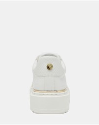 Steve Madden - On-Stage2.0 White Gold Sneakers