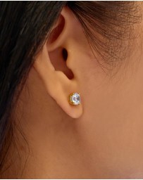 Ania Haie - Ania Haie Gold Solitaire Stud Earrings
