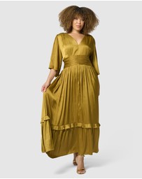 Pink Dusk by Curve Project - Work It Maxi Dress