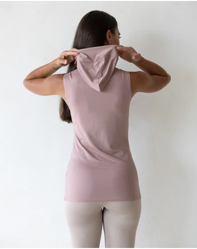 Mod Squad - Luxe Sleeveless Hooded Tank Base Layer