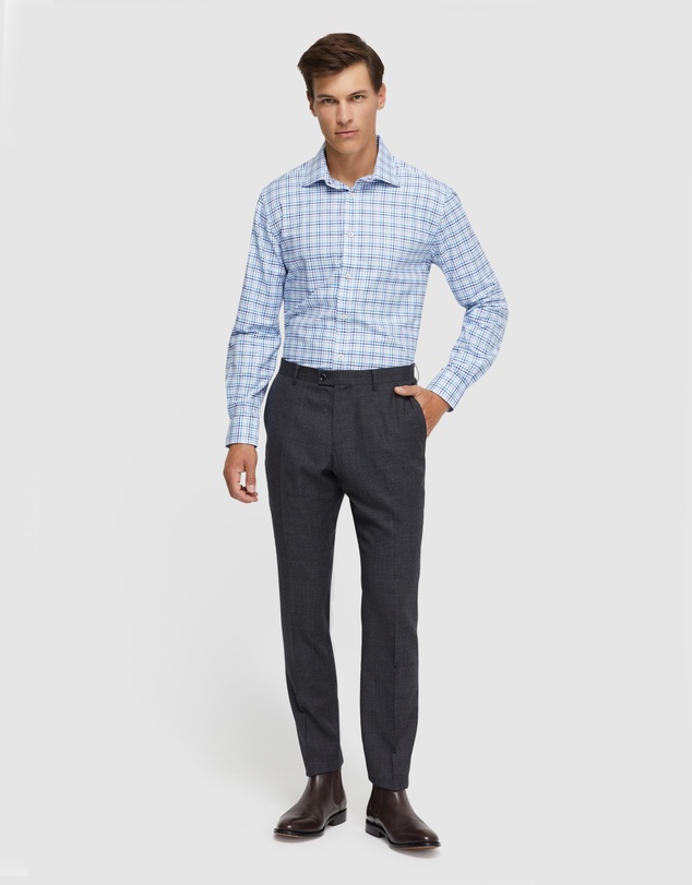 Oxford - Islington Cotton Small Check Shirt