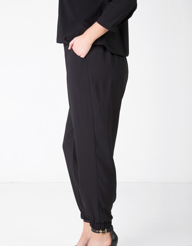 Love Your Wardrobe - Cuffed Pull On Pants