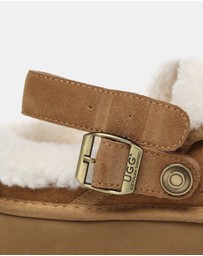 EVERAU - Australian Shepherd Ugg Tenley Platform Cow Suede Upper House Shoes